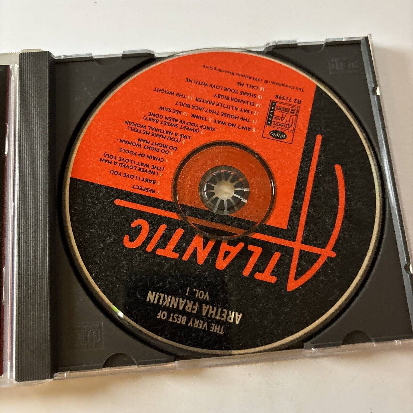 Aretha Franklin - The Very Best of Aretha Franklin, Vol. 1 (CD, 1994) R2-71598