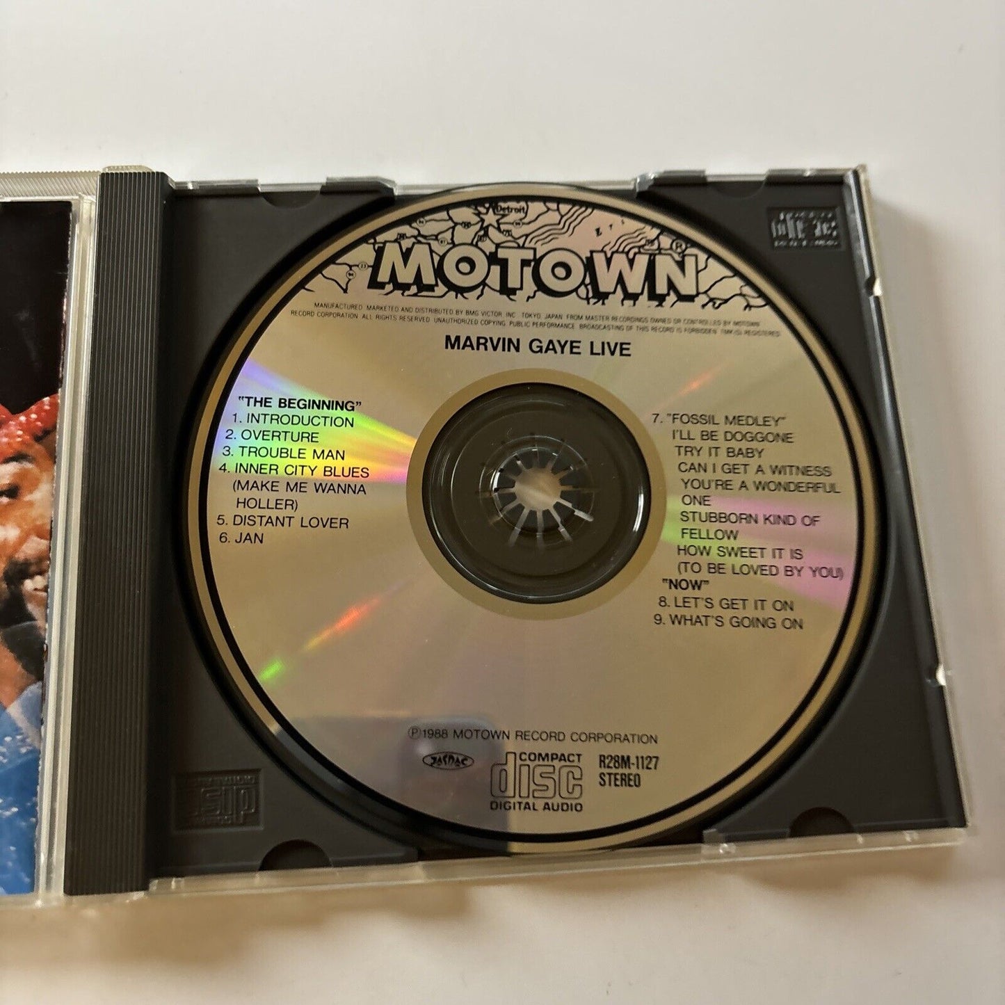 Marvin Gaye - Live (CD, 1988) Japan R28m-1127