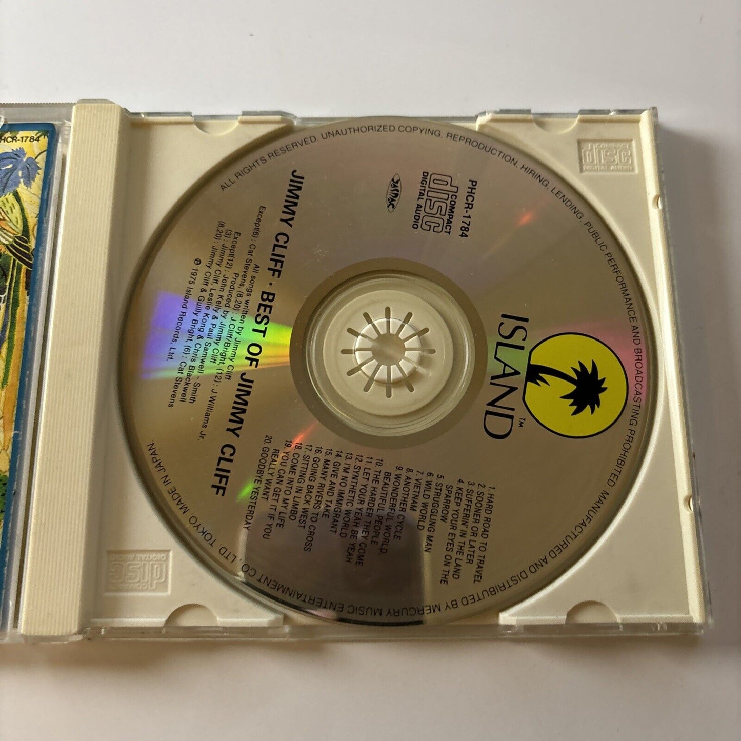 Jimmy Cliff - The Best Of Jimmy Cliff (CD, 1975) Japan Phcr-1784