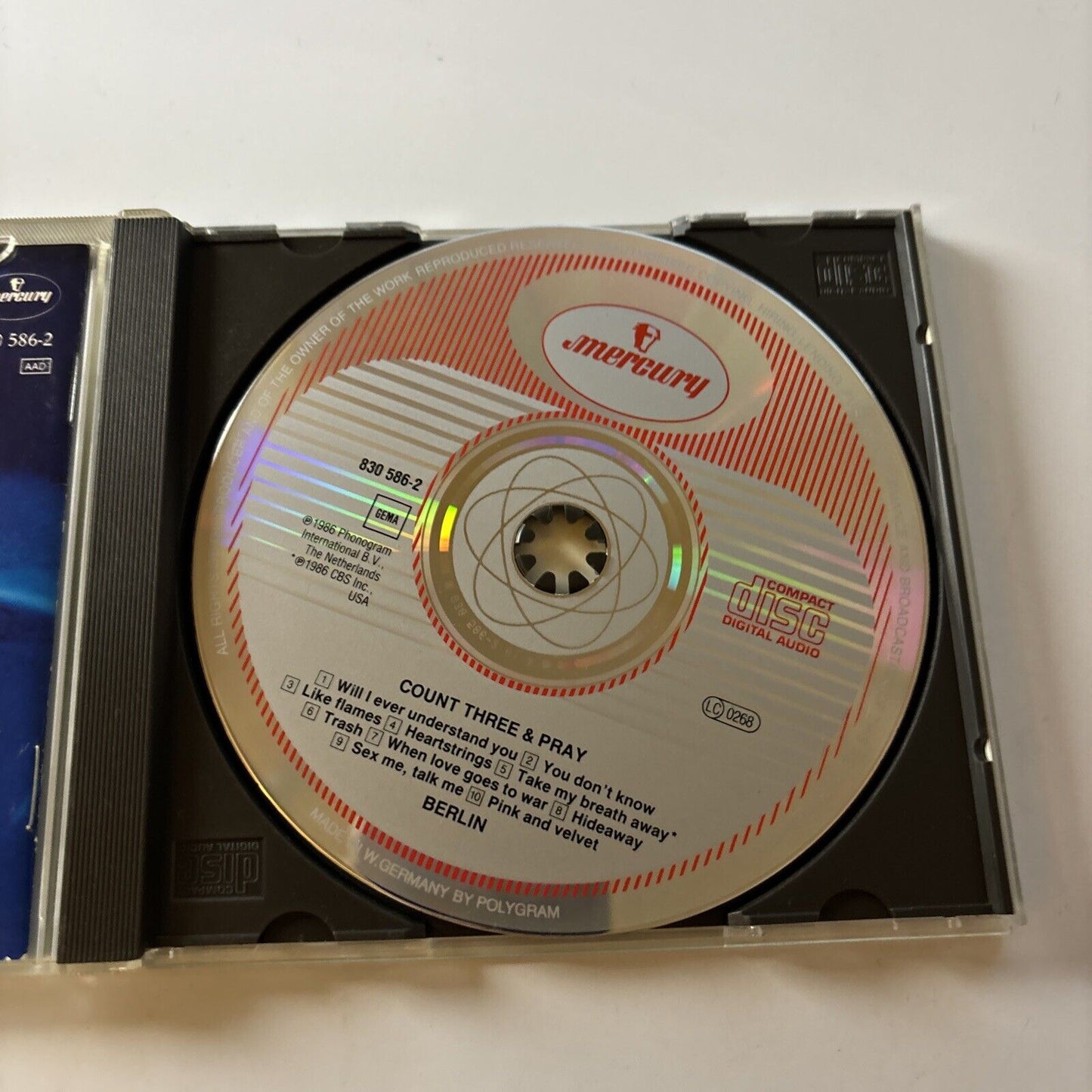 Berlin - Count Three & Pray (CD, 1986)