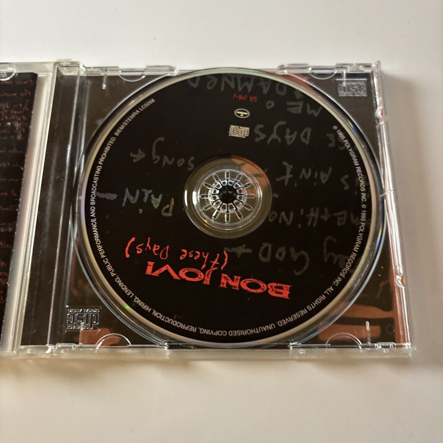 Bon Jovi - These Days (CD, 1995) 528148-2