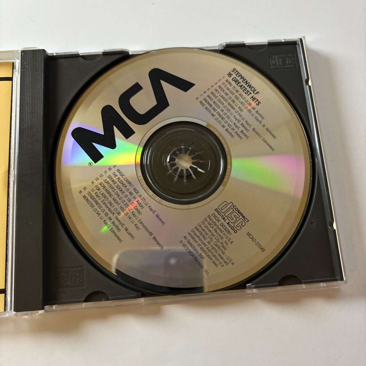 Steppenwolf - 16 Greatest Hits (CD, 1985) Mcad-37049