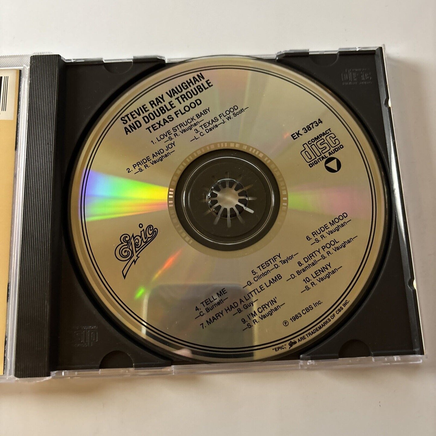 Stevie Ray Vaughan and Double Trouble - Texas Flood (CD, 1990) Ek-38734