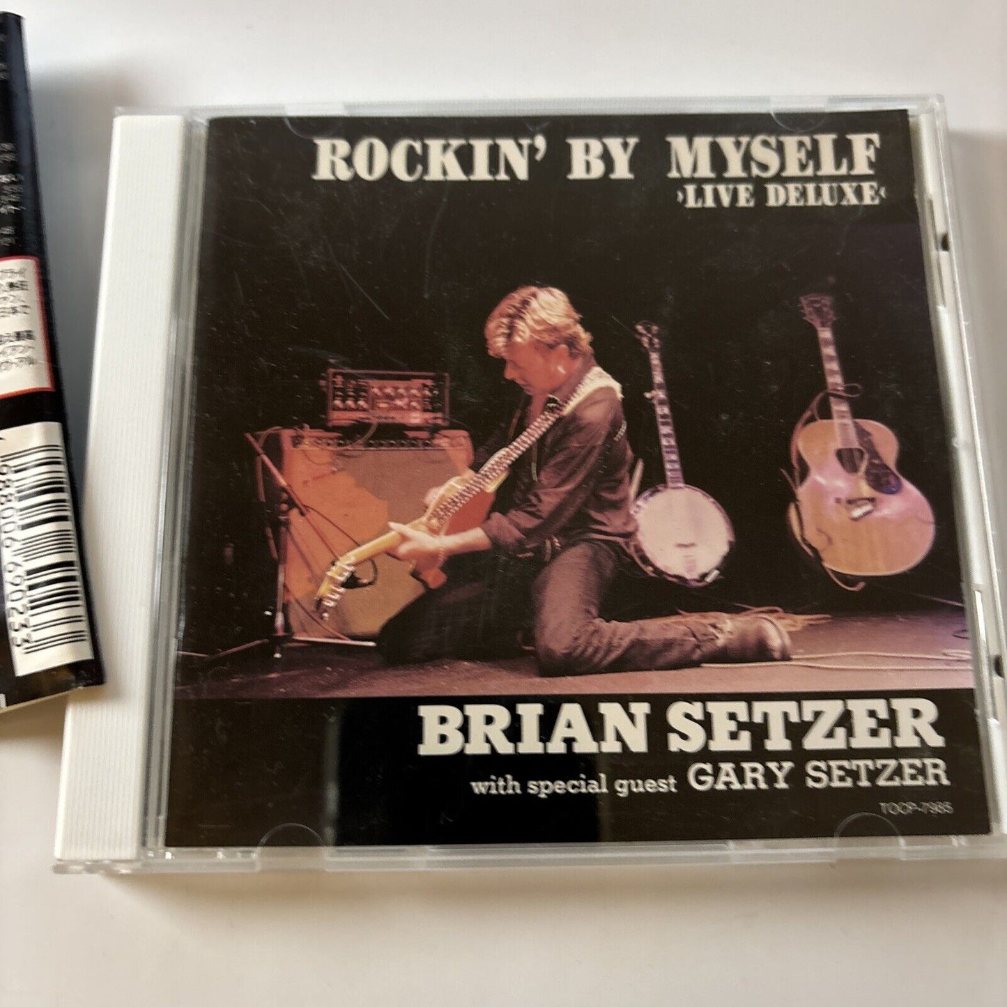 Brian Setzer - Rockin' By Myself Live Deluxe (CD, 1993) Tocp-7985 Japan Obi