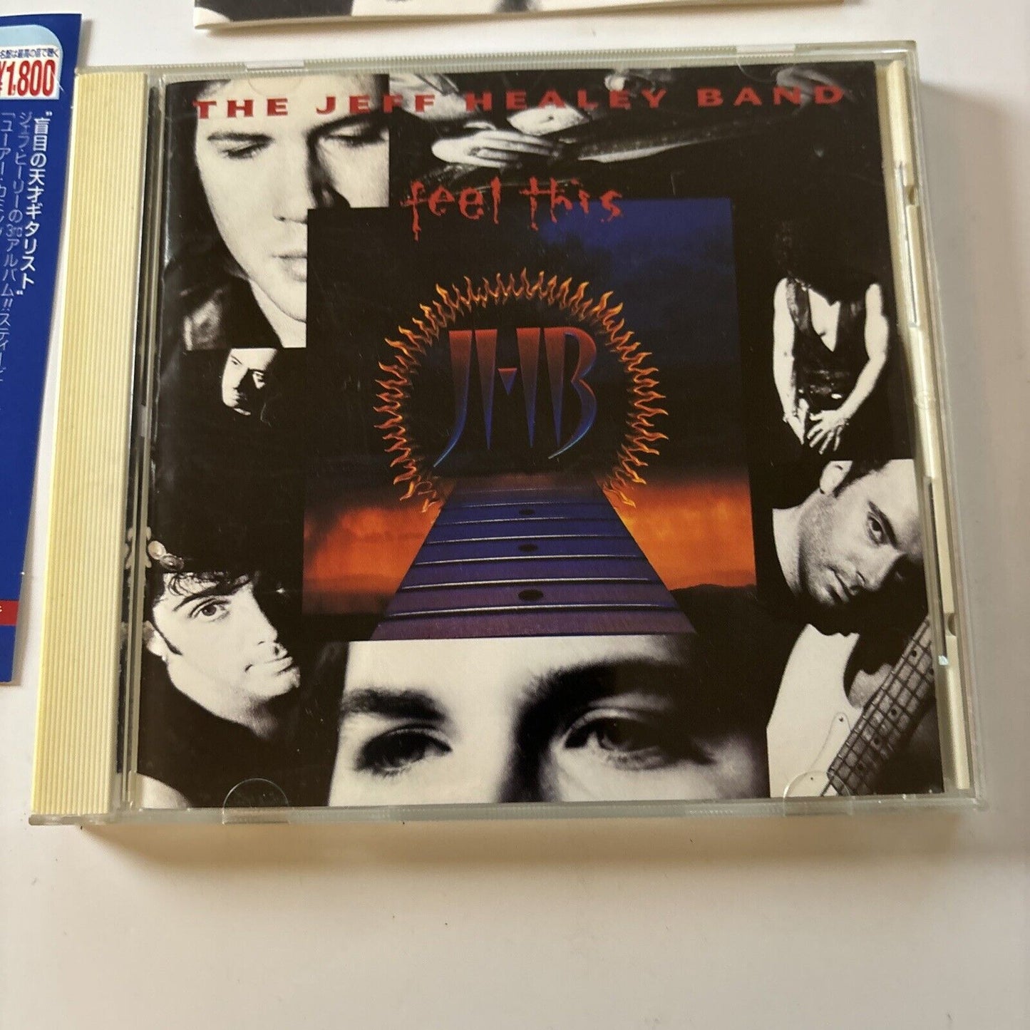 The Jeff Healey Band - Feel This (CD, 1995) Obi Japan Bvca-7340
