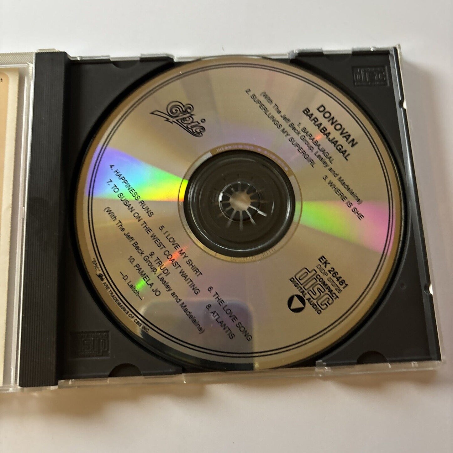 Donovan - Barabajagal (CD, 1989) Ek-26481