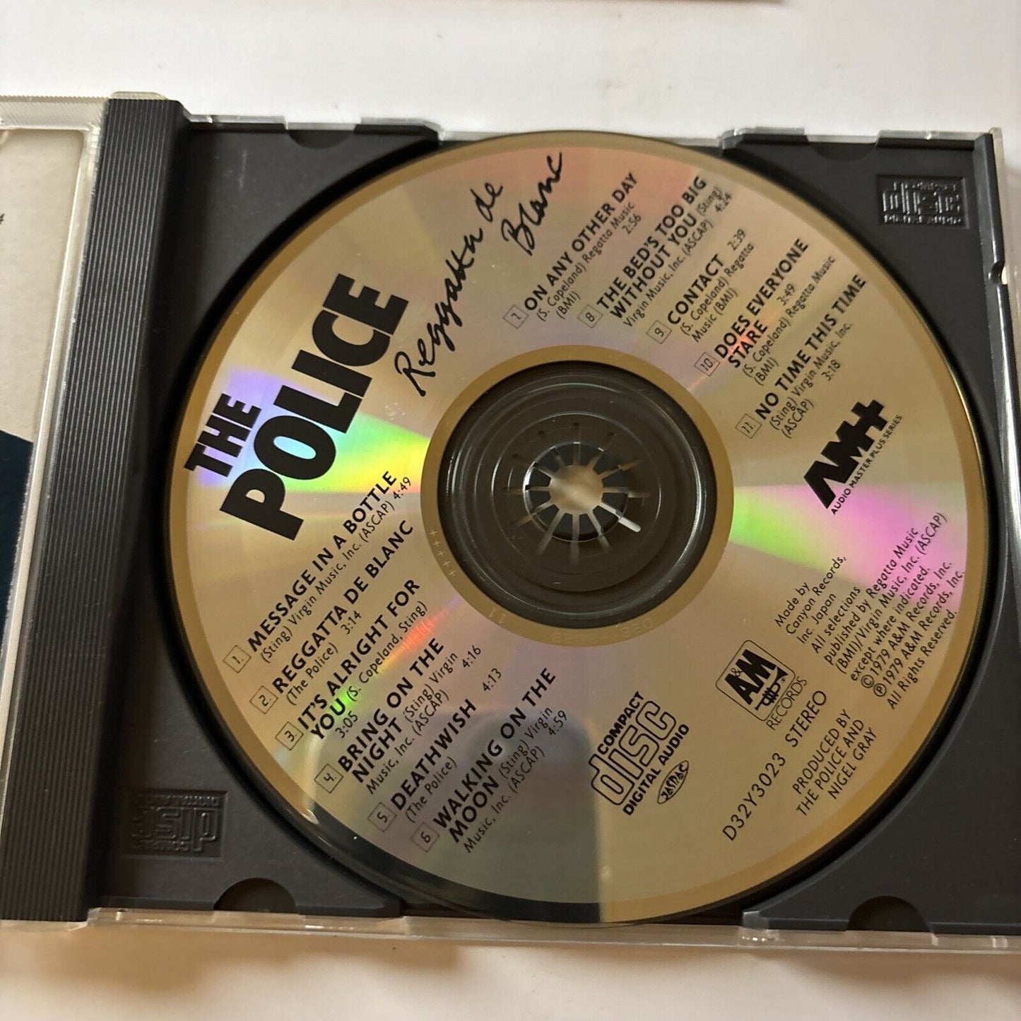 The Police - Regatta De Blanc (CD, 1979) Japan D32y3023