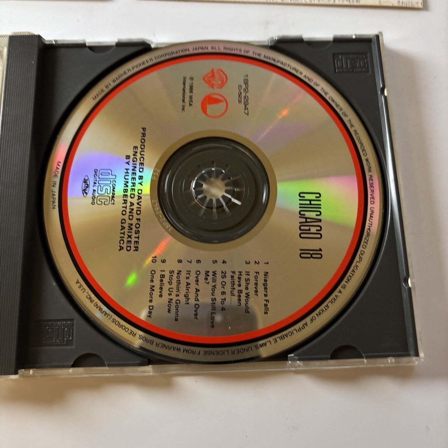 Chicago - 18 (CD, 1986) Obi Japan 18p2-2947