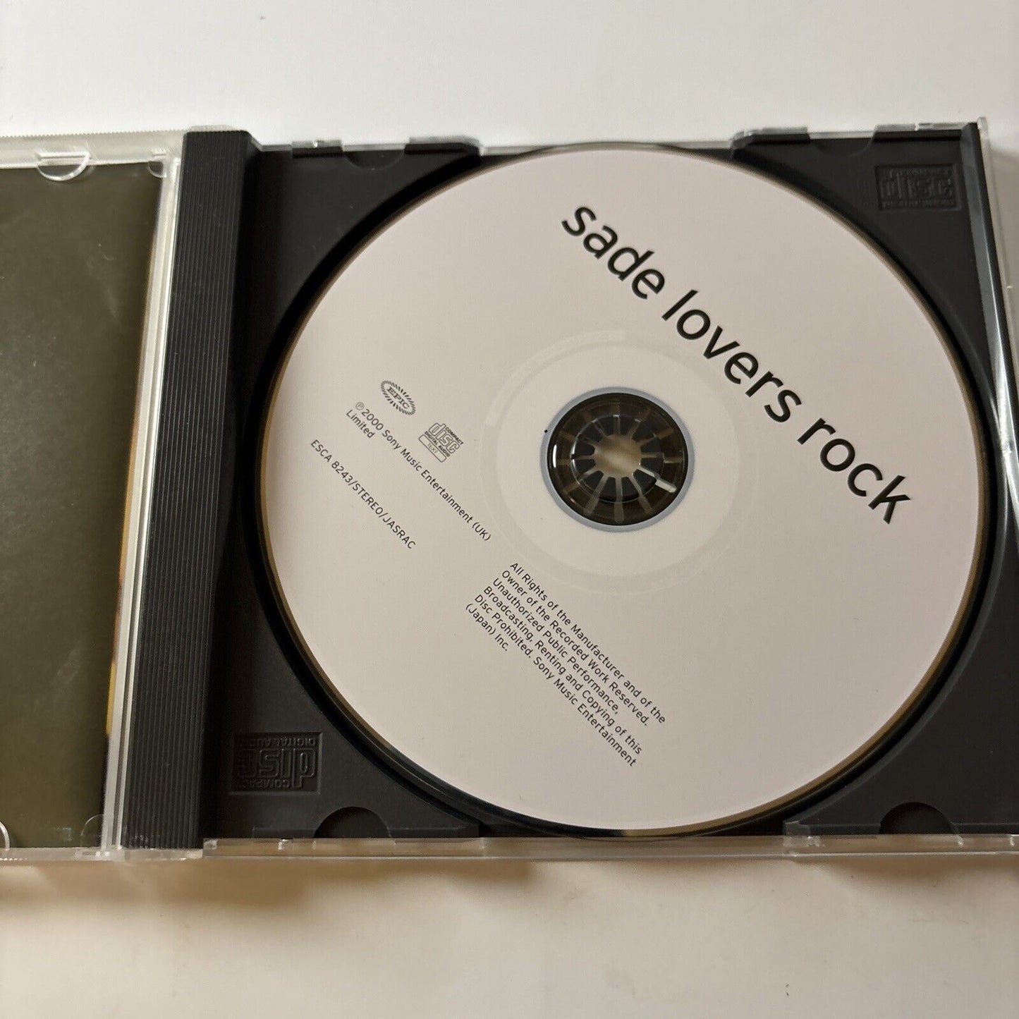 Sade - Lovers Rock (CD, 2000) Japan Esca-8243