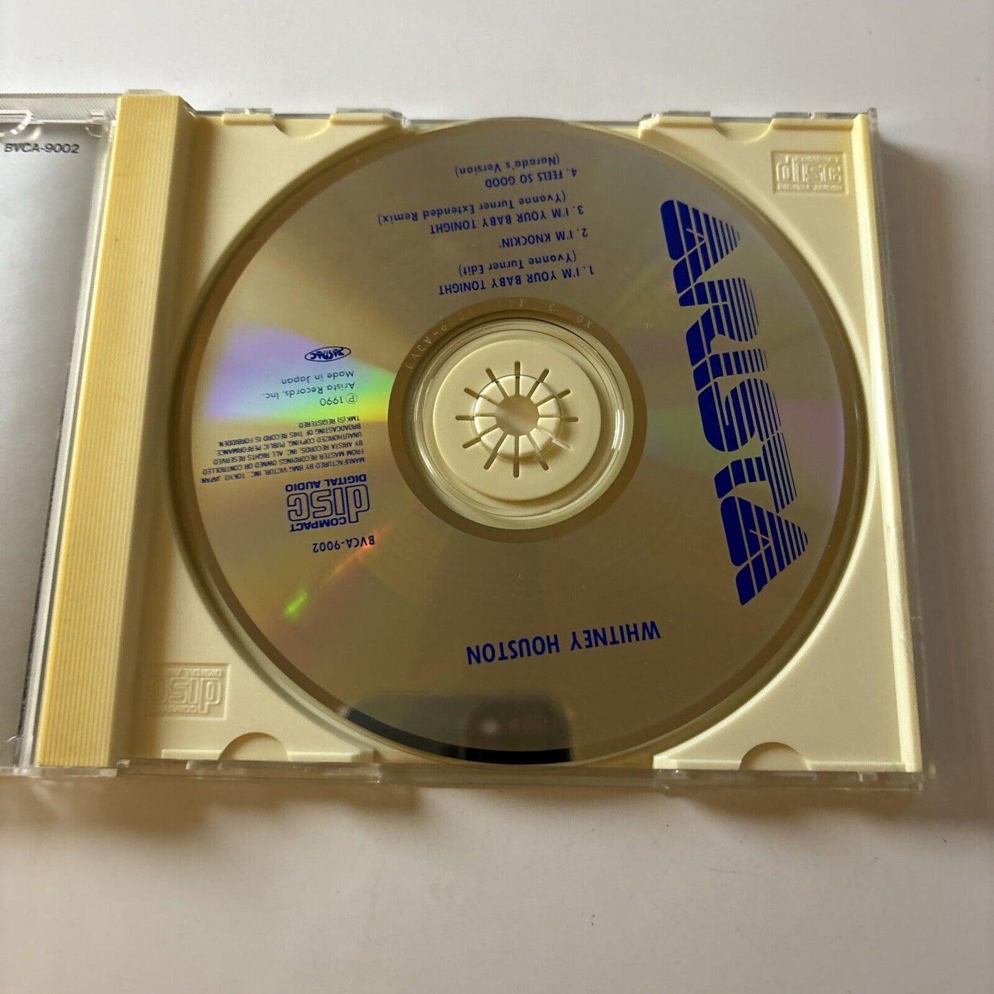 Whitney Houston - I'm Your Baby Tonight (CD, 1990) Bvca-9002 Japan