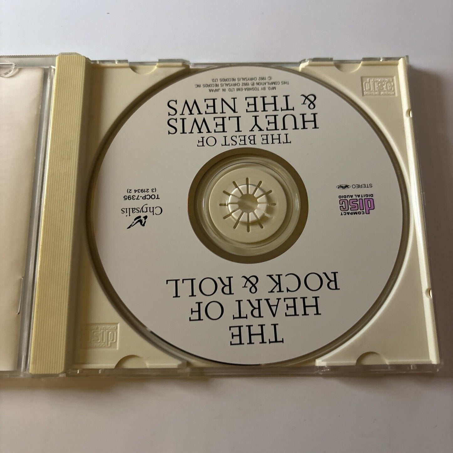 The Best Of Huey Lewis And The News (CD, 1992) Japan Tocp-7395