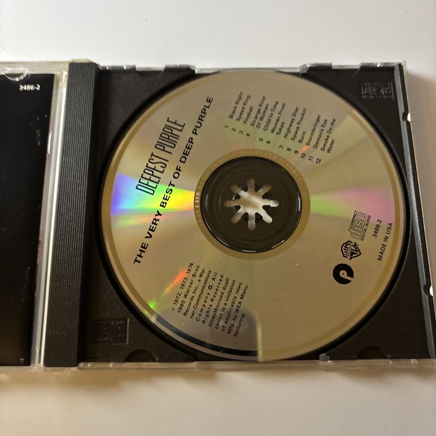 Deepest Purple - The Very Best Of Deep Purple (CD, 1980) 3486-2