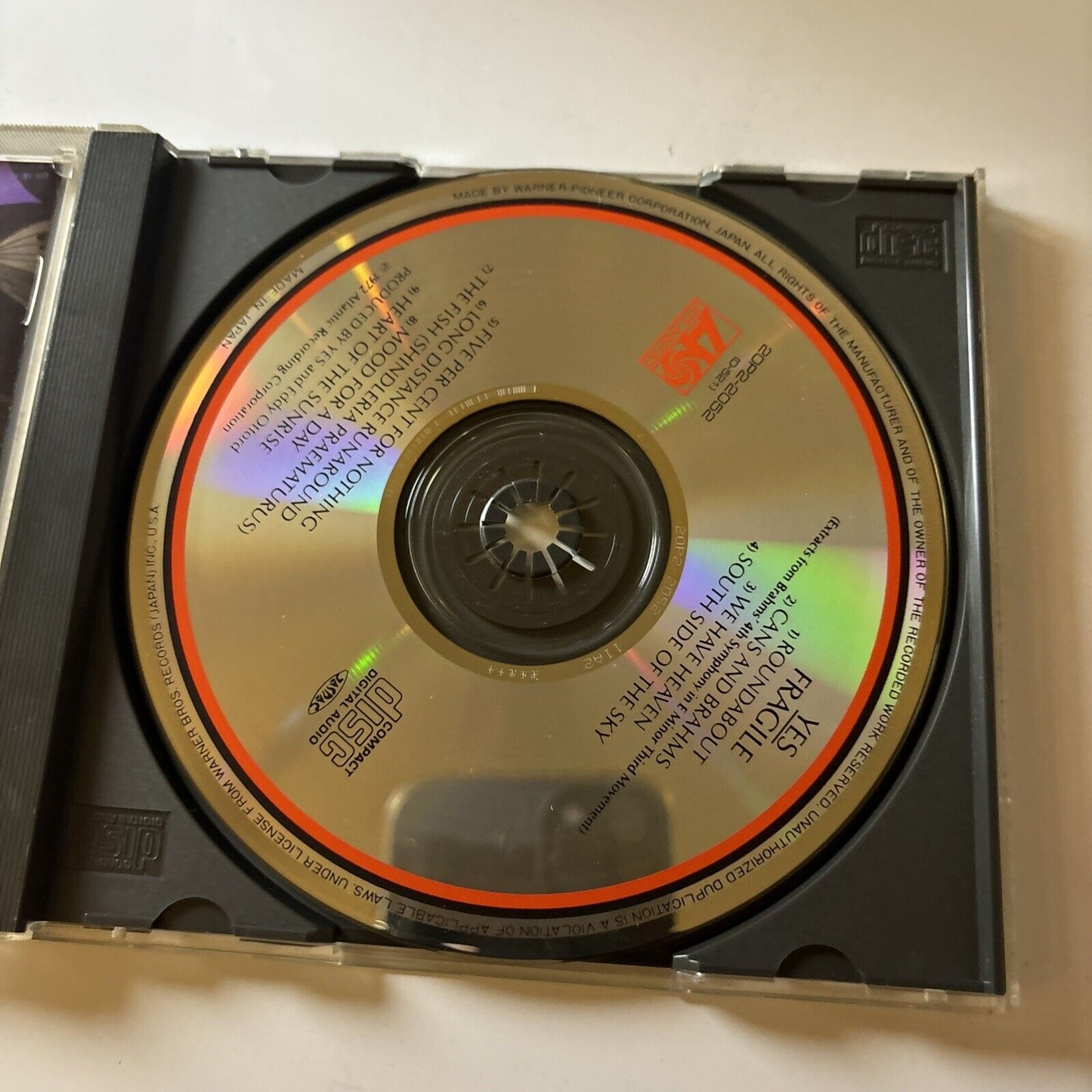 Yes - Fragile (CD, 1972) Japan 20p2-2052