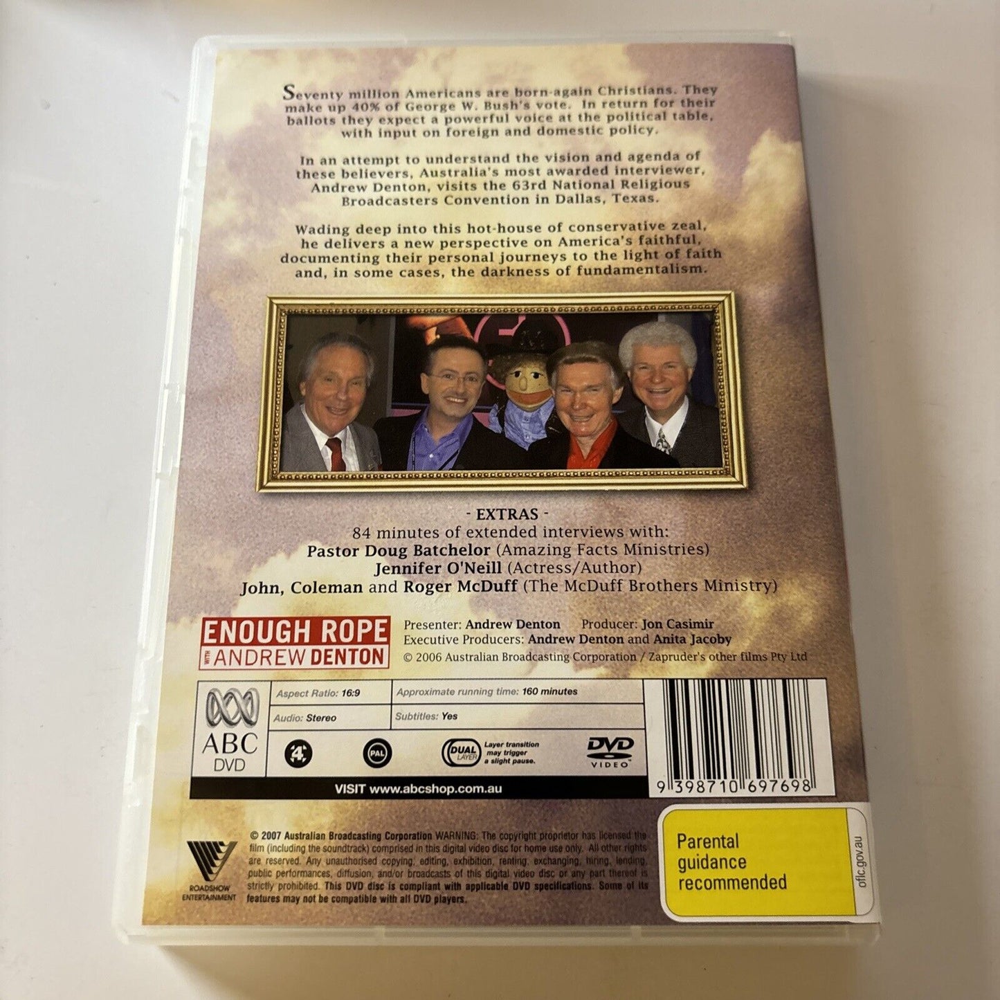 God On My Side (DVD, 2006) Anita Jacoby, Andrew Denton NEW Region 4