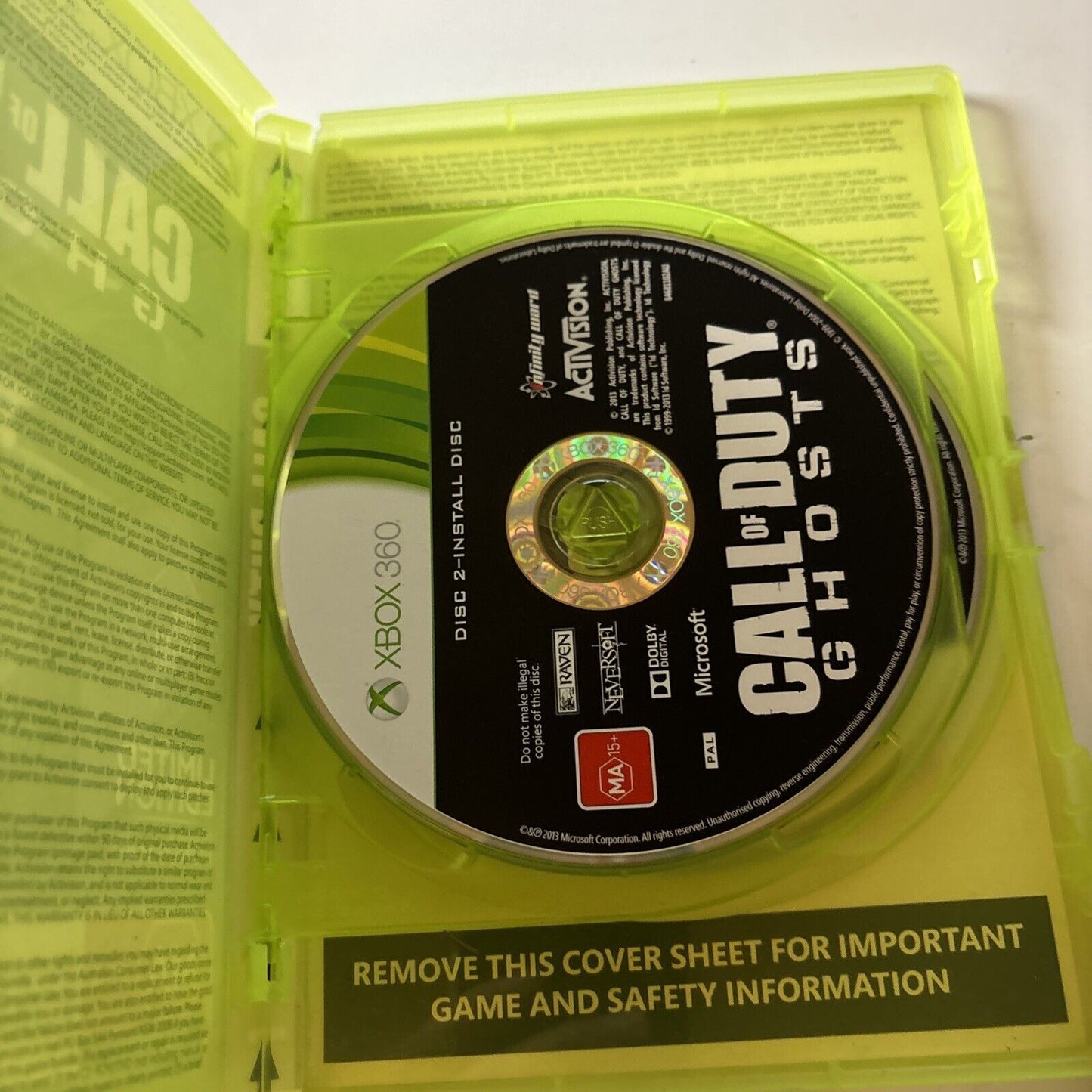 Call Of Duty: 4 Modern Warfare / Ghosts / Modern Warfare 2 Xbox 360 PAL