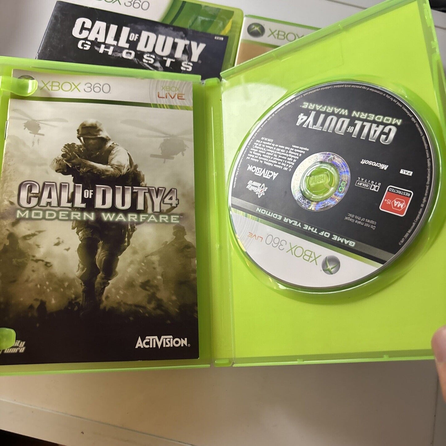 Call Of Duty: 4 Modern Warfare / Ghosts / Modern Warfare 2 Xbox 360 PAL