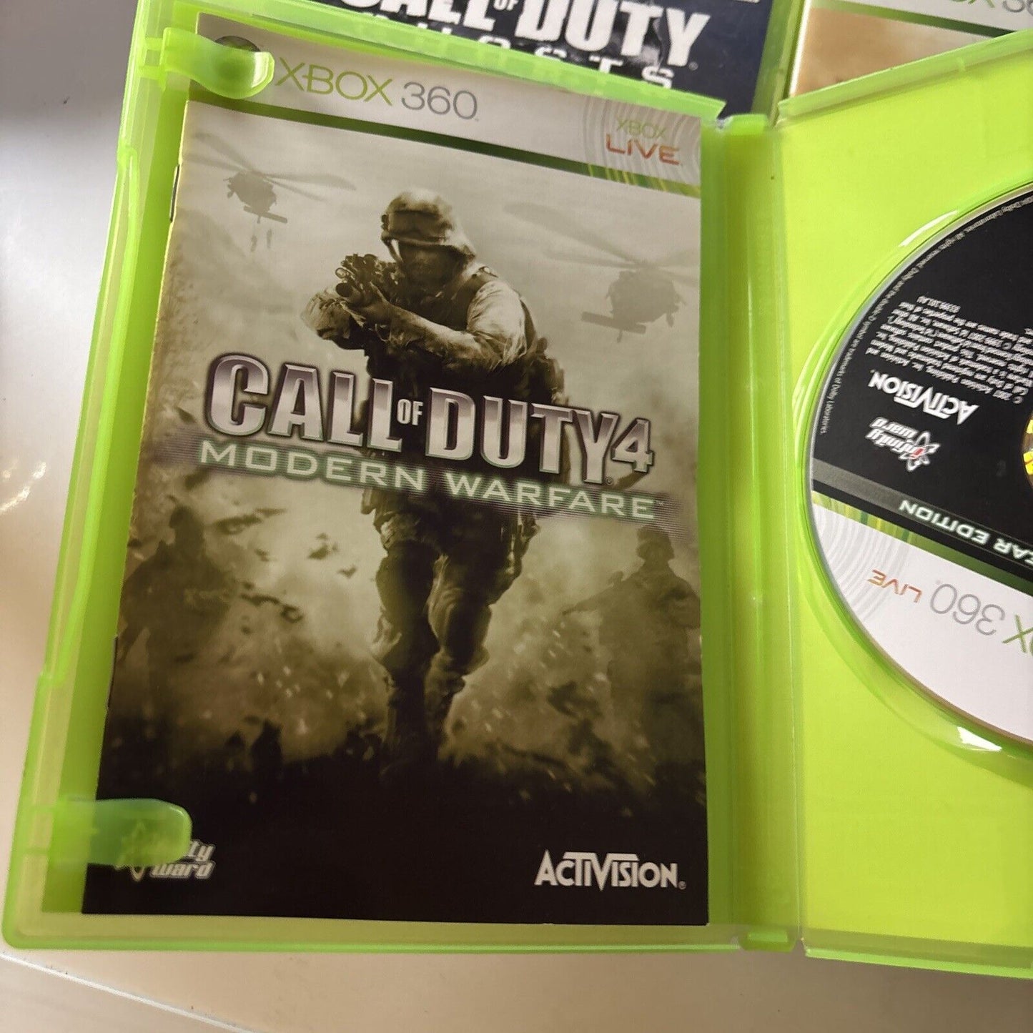 Call Of Duty: 4 Modern Warfare / Ghosts / Modern Warfare 2 Xbox 360 PAL