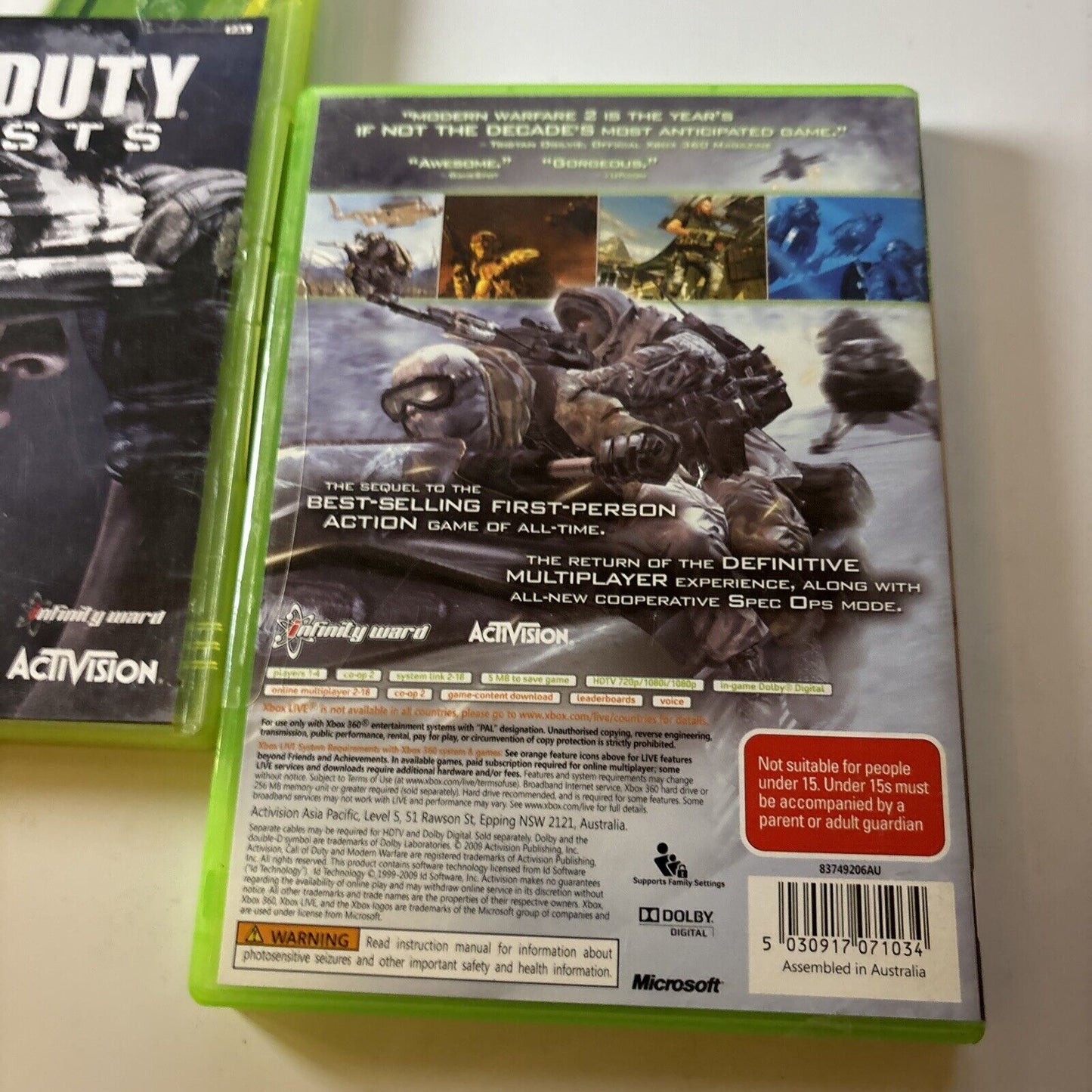 Call Of Duty: 4 Modern Warfare / Ghosts / Modern Warfare 2 Xbox 360 PAL