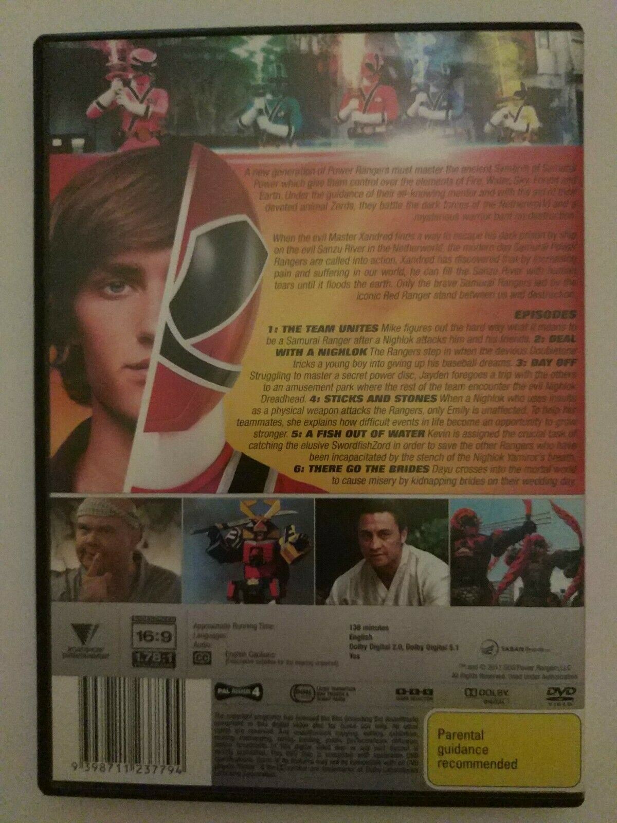 Power Rangers Samurai - The Team Unites : Vol 1 DVD Region 4