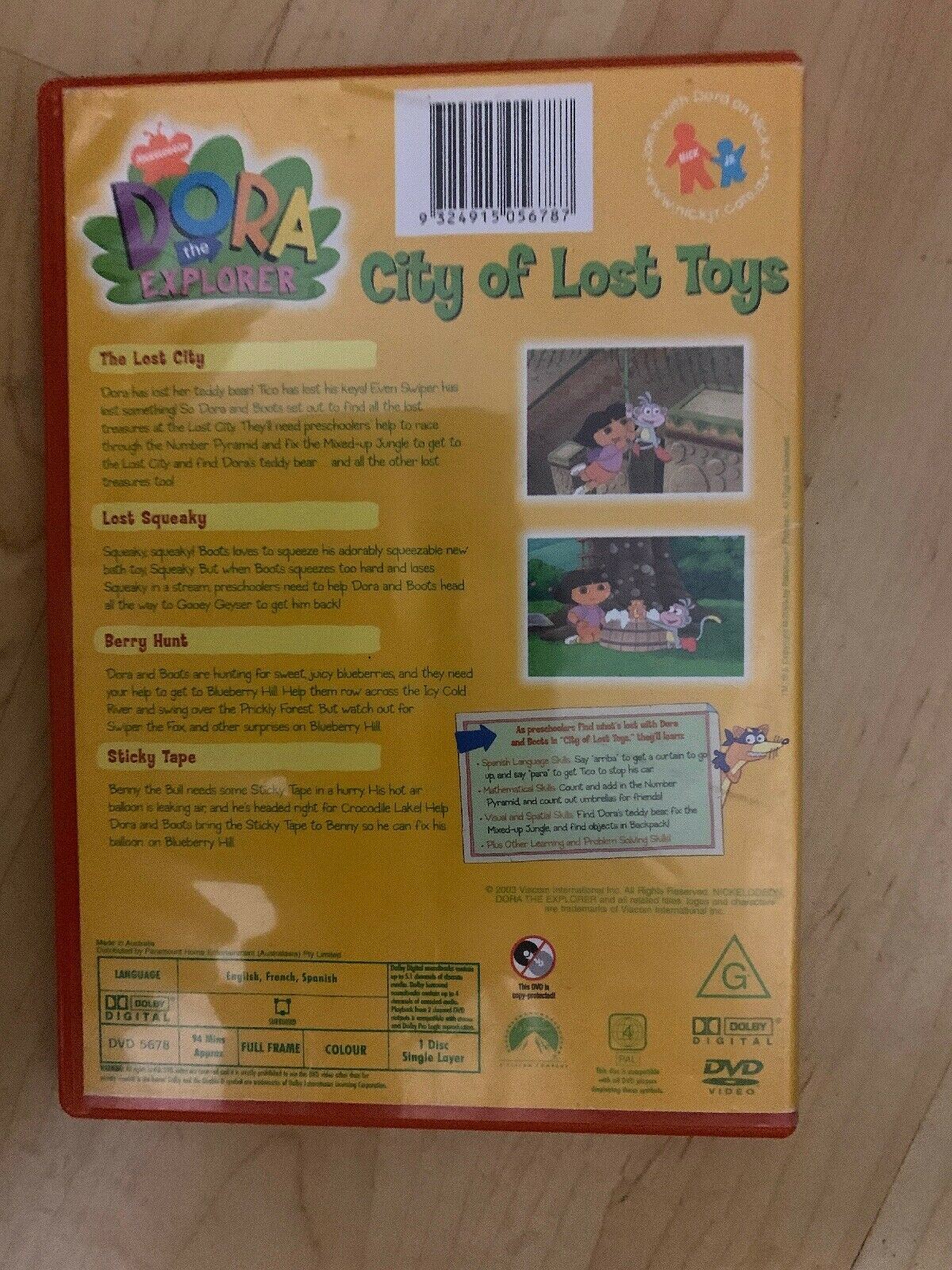 Dora The Explorer - City Of Lost Toys DVD