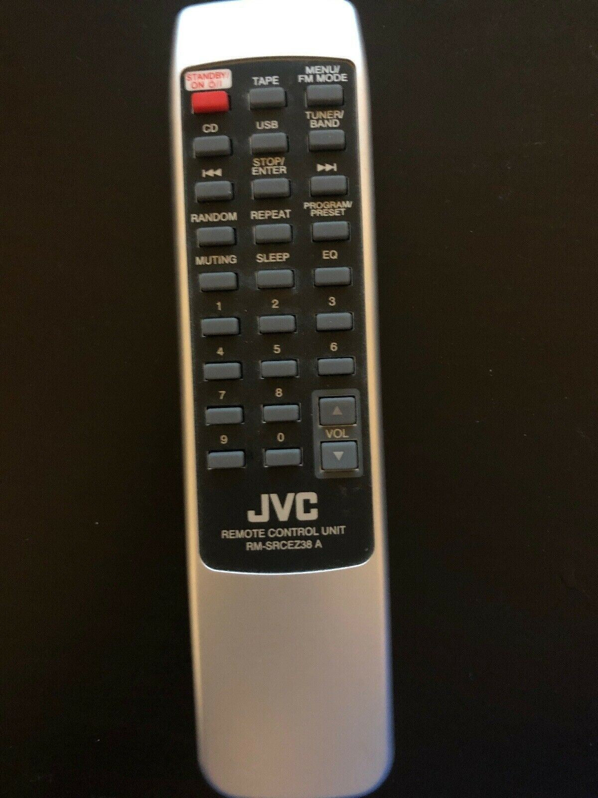 Genuine JVC RM-SRCEZ38 A Remote Control Unit For Audio System