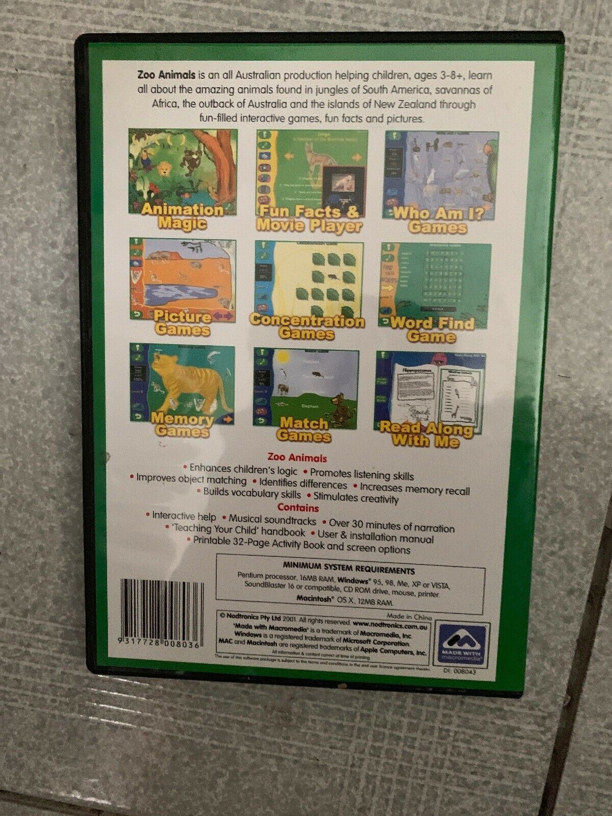 ZOO ANIMALS for PC And MAC (REVIVAL AUSTRALIAN EDUCATIONAL SOFTWARE
