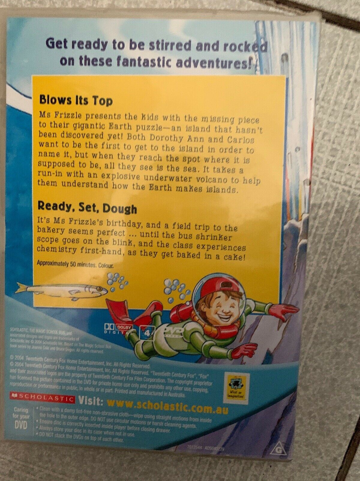 The Magic School Bus Blows It's Top Scholastic DVD
