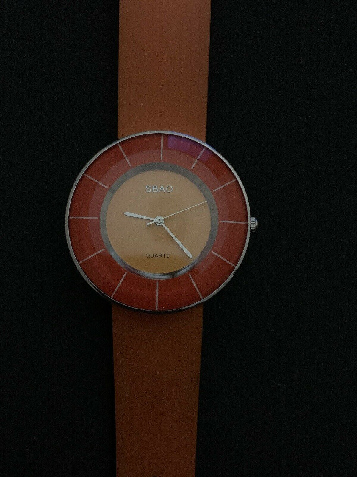 SBAO Stainless Steel Analogue Watch S-009 Water Resistant Unisex