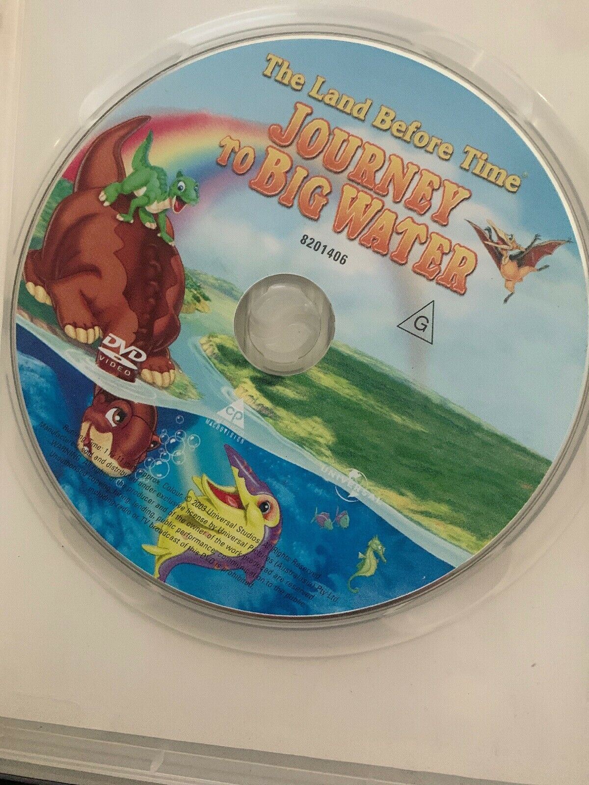 The Land Before Time - Journey To Big Water : Vol 9 (DVD, 2003)