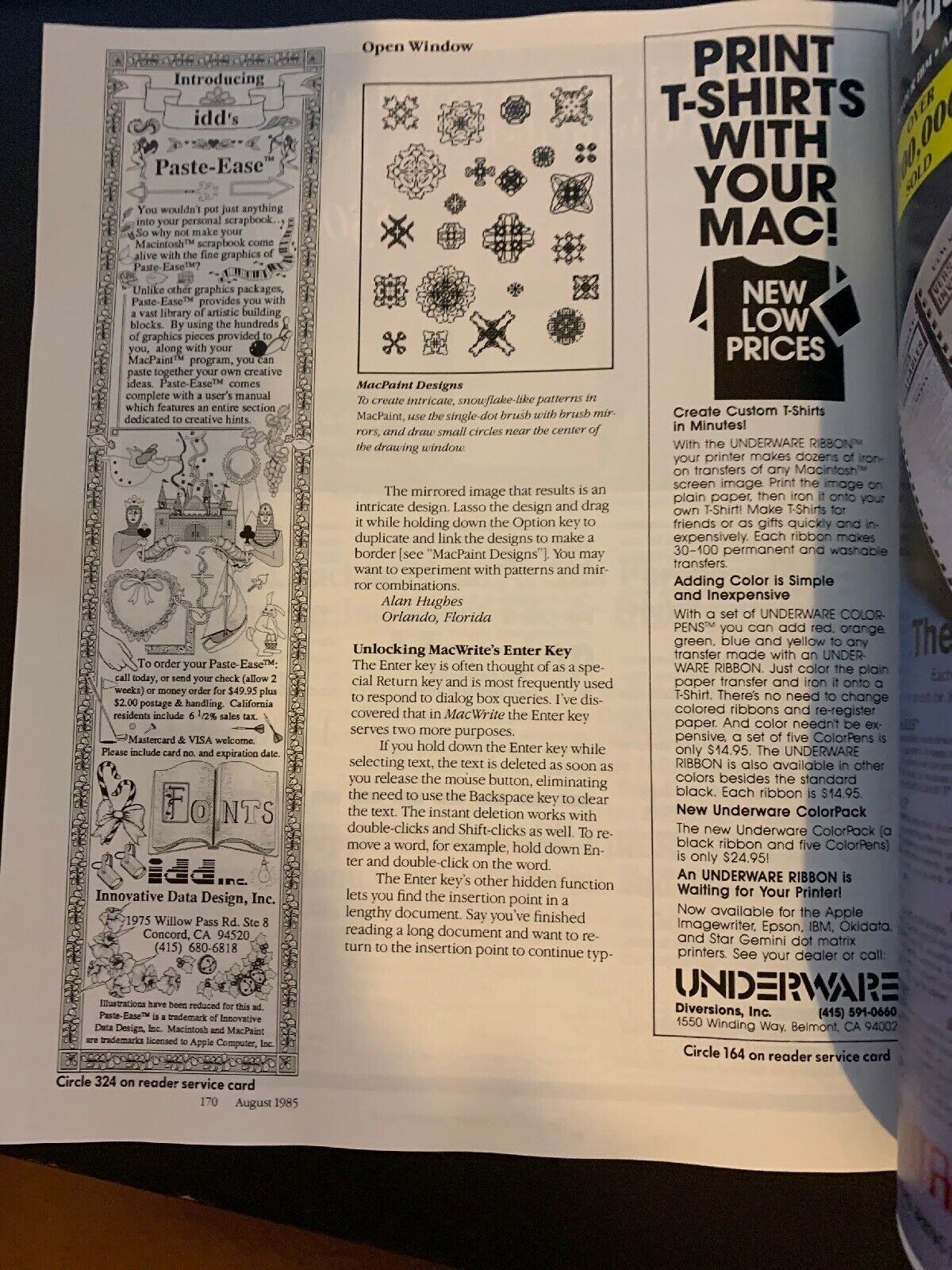 Macworld August 1985 The Macintosh Magazine The Extra Punch: Vintage Apple Comp.