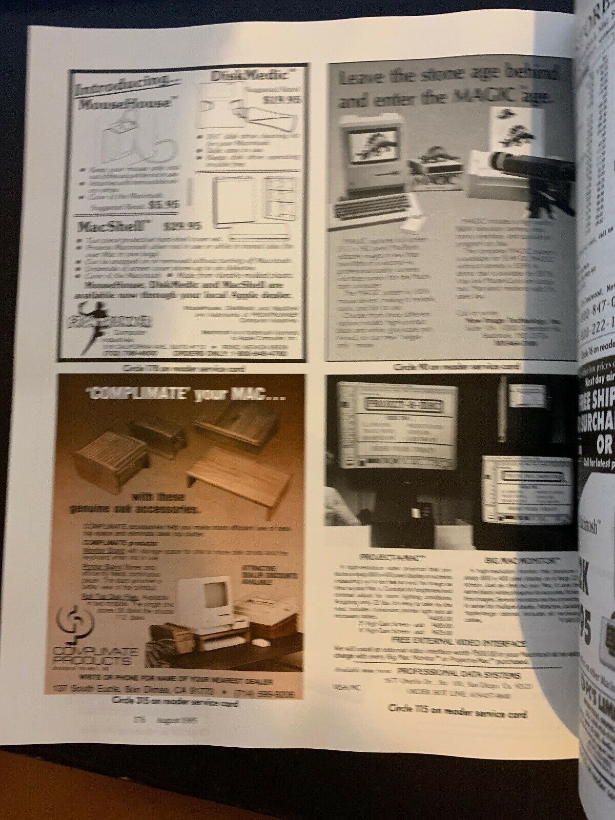 Macworld August 1985 The Macintosh Magazine The Extra Punch: Vintage Apple Comp.