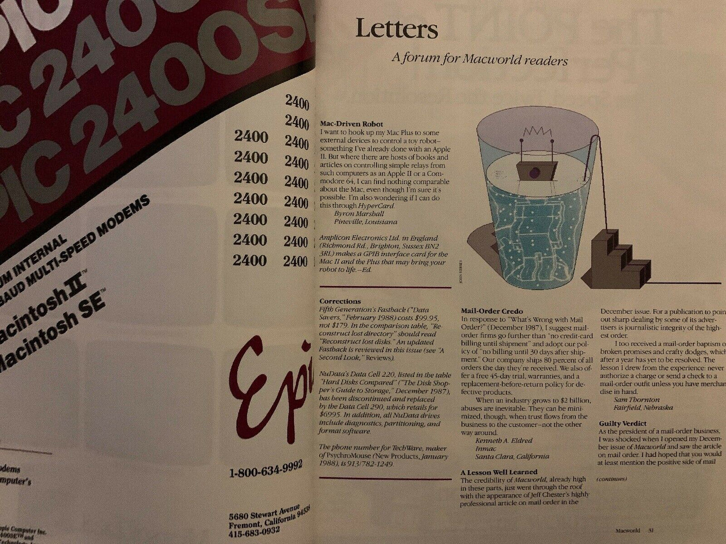 Macworld April 1988 Vintage Apple Magazine: Publishing Tip, Bill Gates Interview