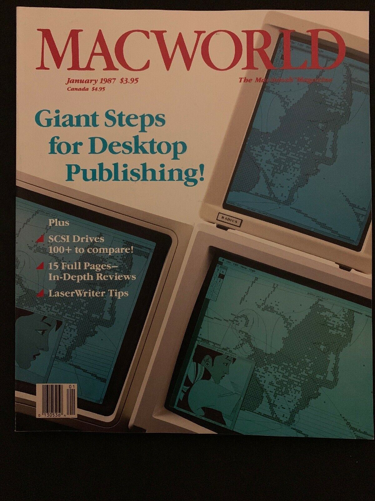 Macworld January 1987 Vintage Apple Magazine: Desktop Publishing