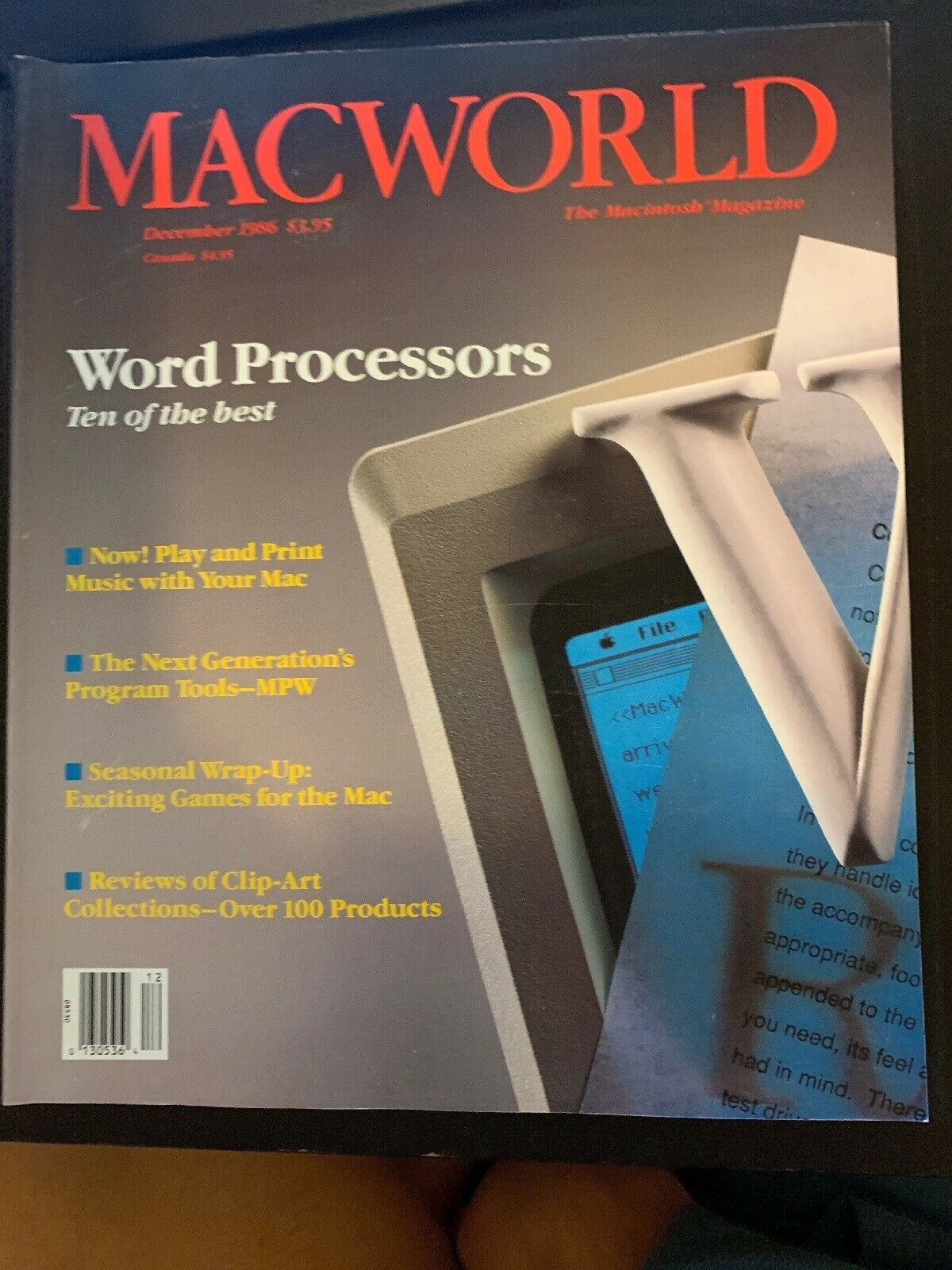 Macworld December 1986 The Macintosh Magazine Word Processors Ten Of The Best
