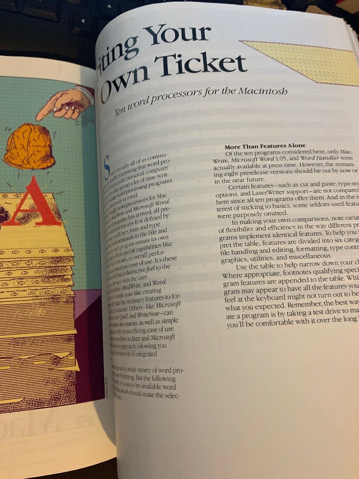 Macworld December 1986 The Macintosh Magazine Word Processors Ten Of The Best