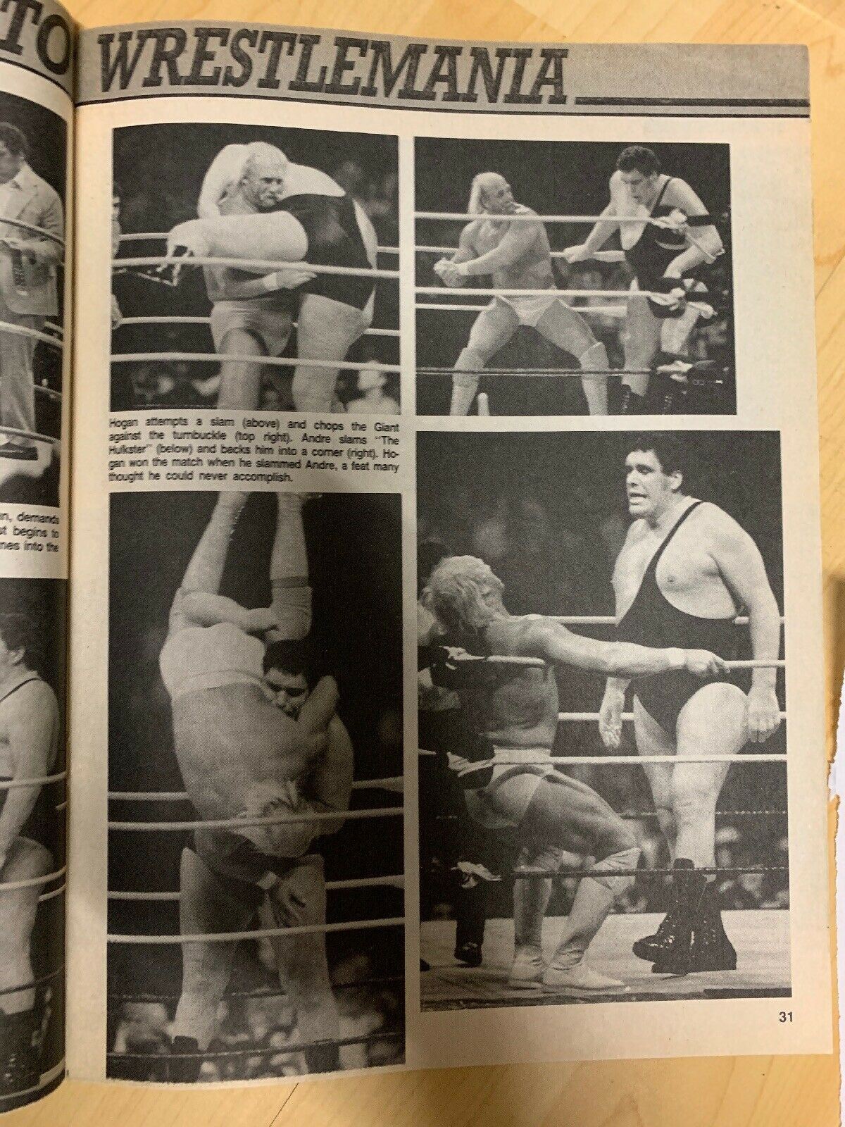 Sports Review Wrestling May 1988 Magazine Road Warrior Hulk