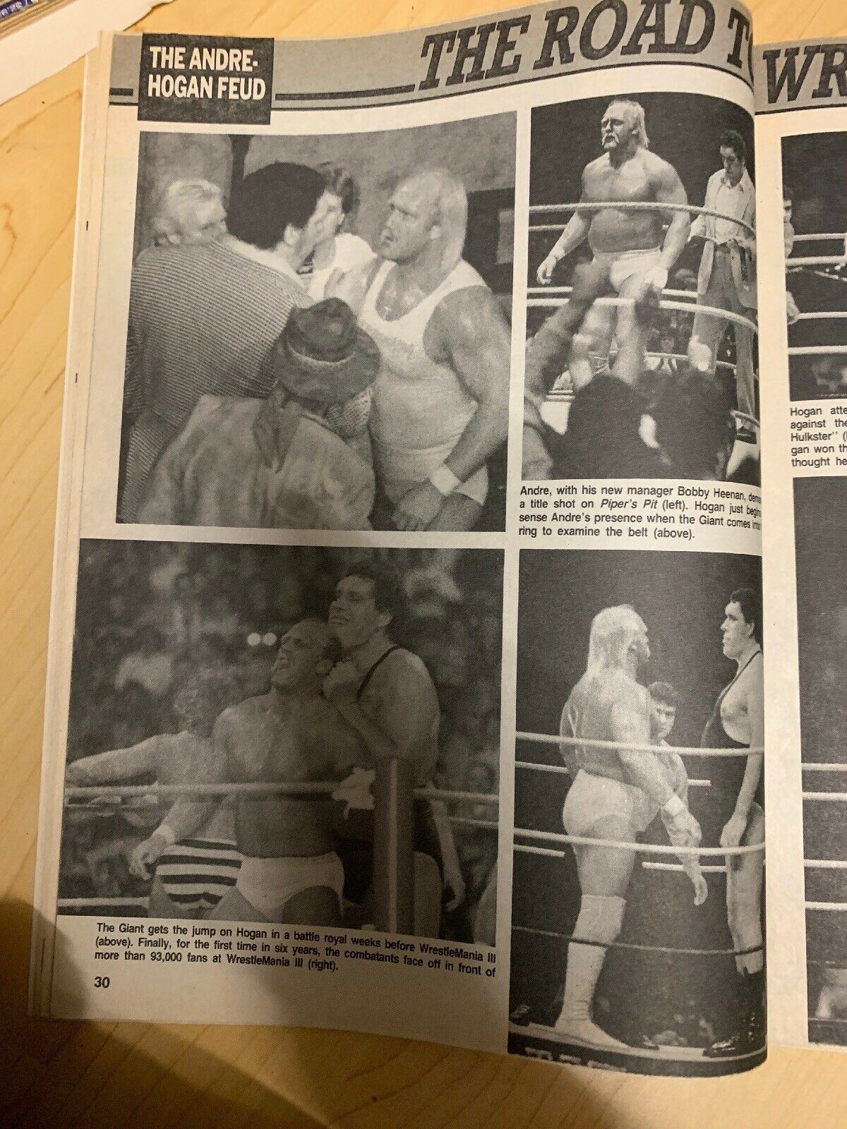 Sports Review Wrestling May 1988 Magazine Road Warrior Hulk