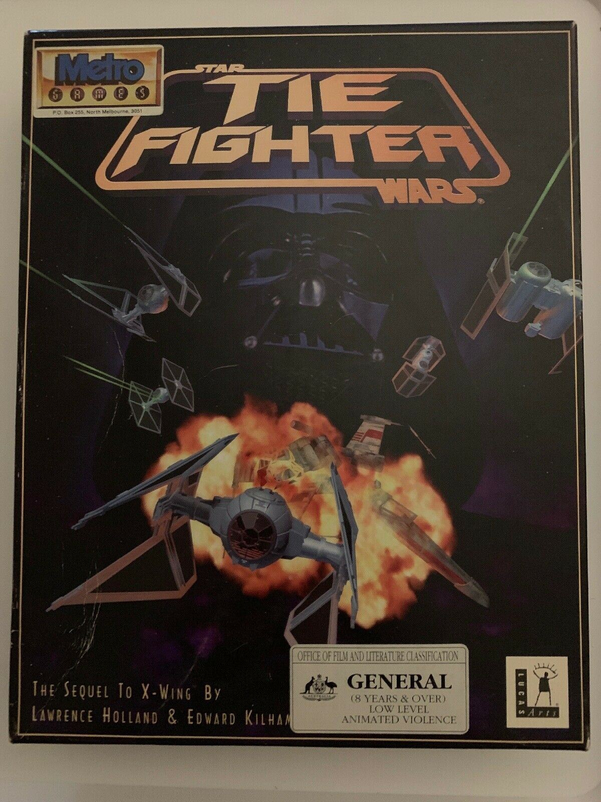Star Wars: TIE Fighter - PC Game Complete Box 3.5'' Floppy Disc