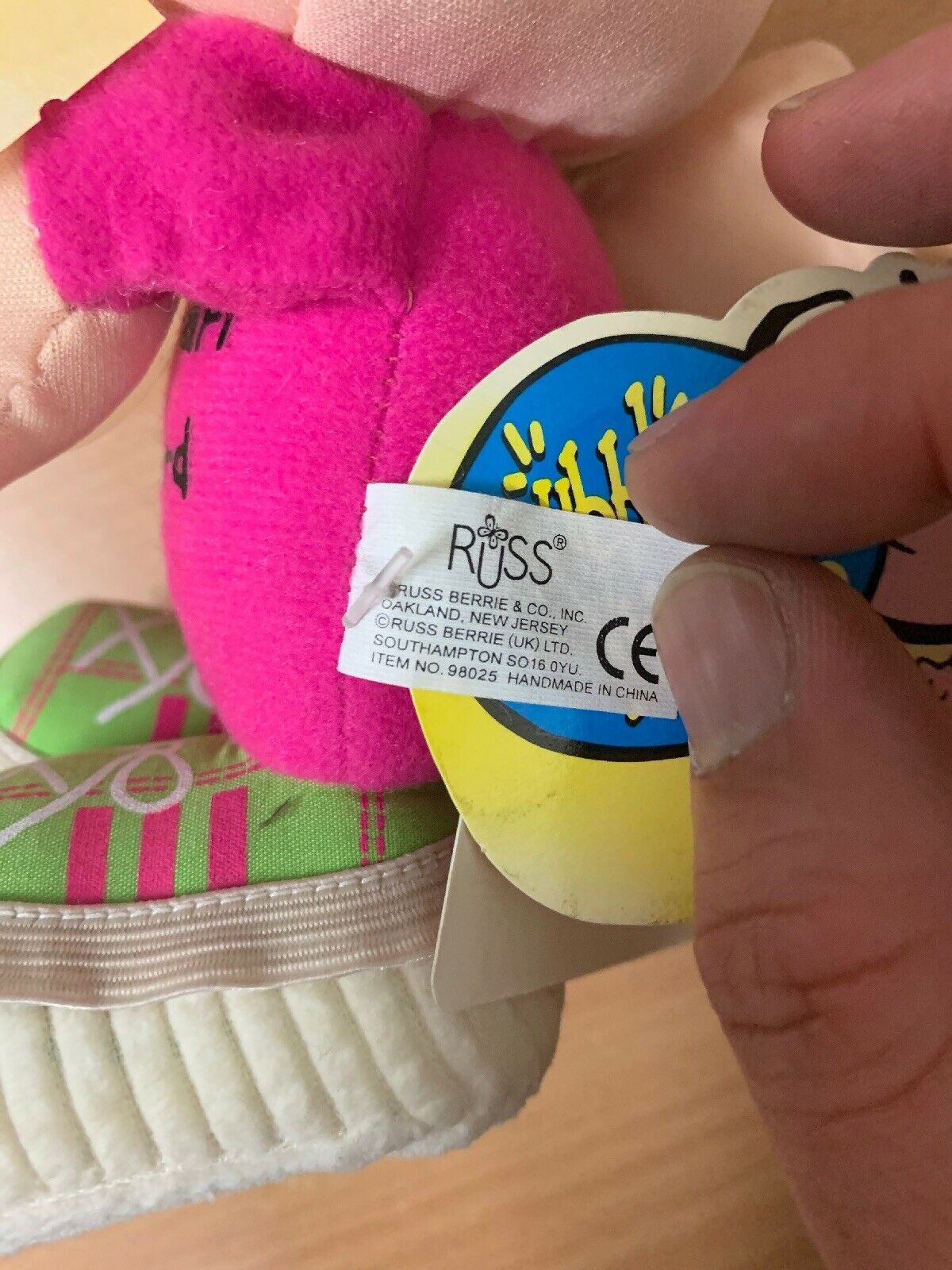 Nutty Tart On Board Plush Toy Bubblegum Bods Russ Toy