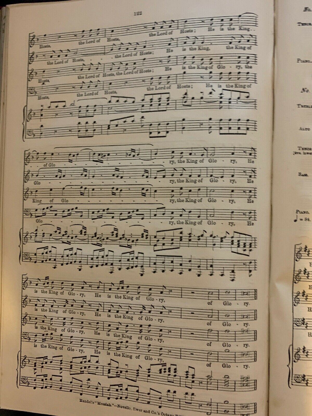 The Messiah Novello's Edition 1903 Hardback Edition