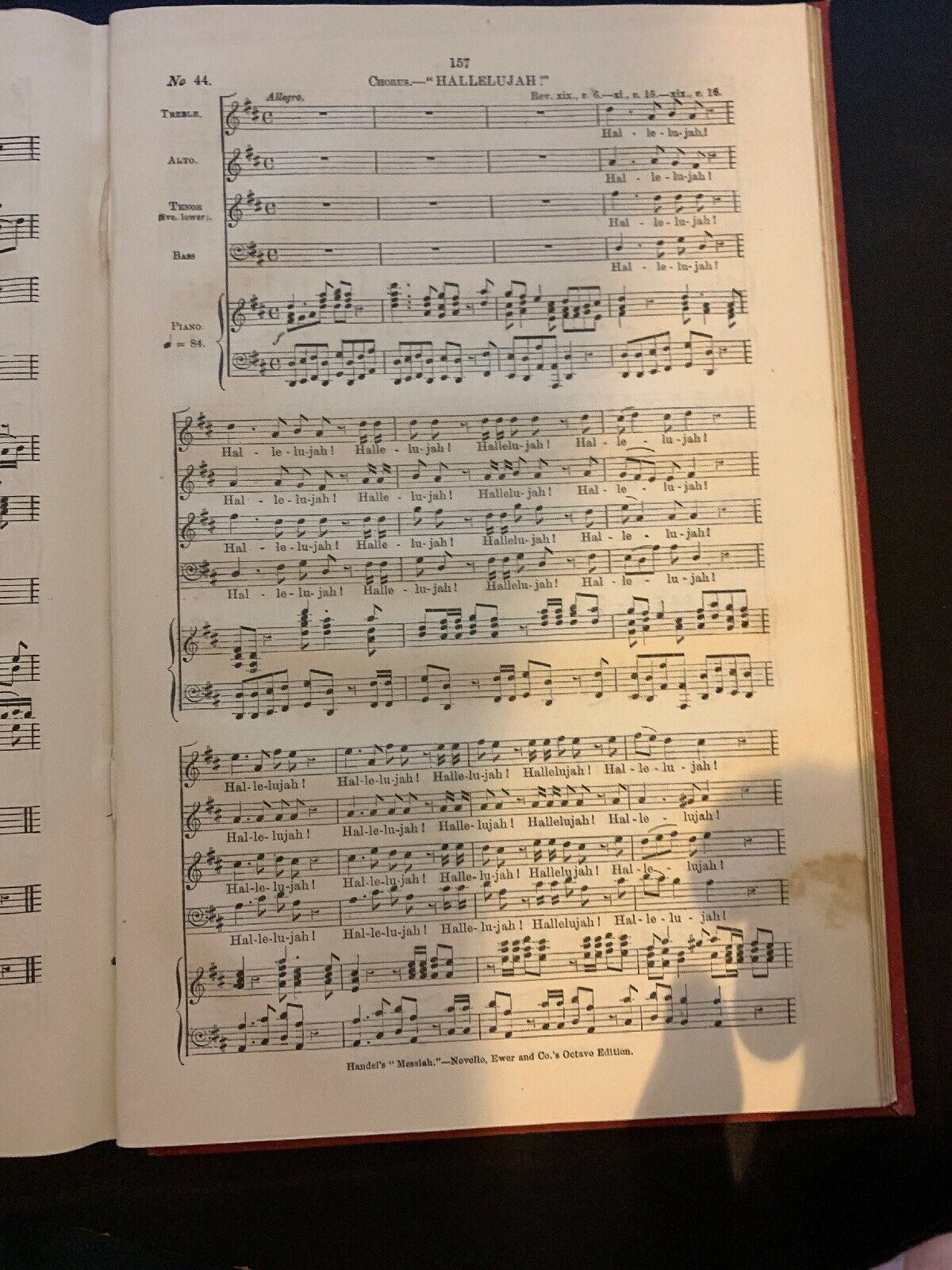 The Messiah Novello's Edition 1903 Hardback Edition
