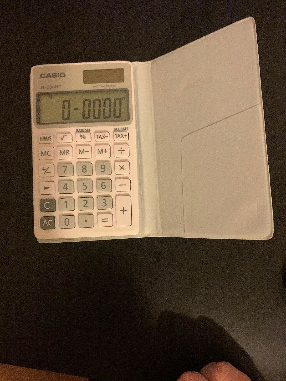 Casio SL-300NC Solar Powered Calculator With Case