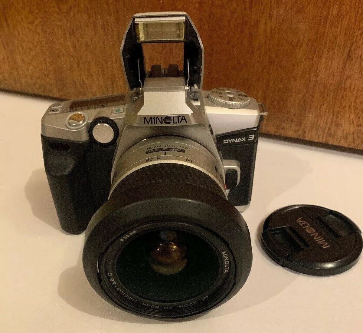 Minolta Dynax 3 SLR Film Camera Vintage With AF 28-80 Lens