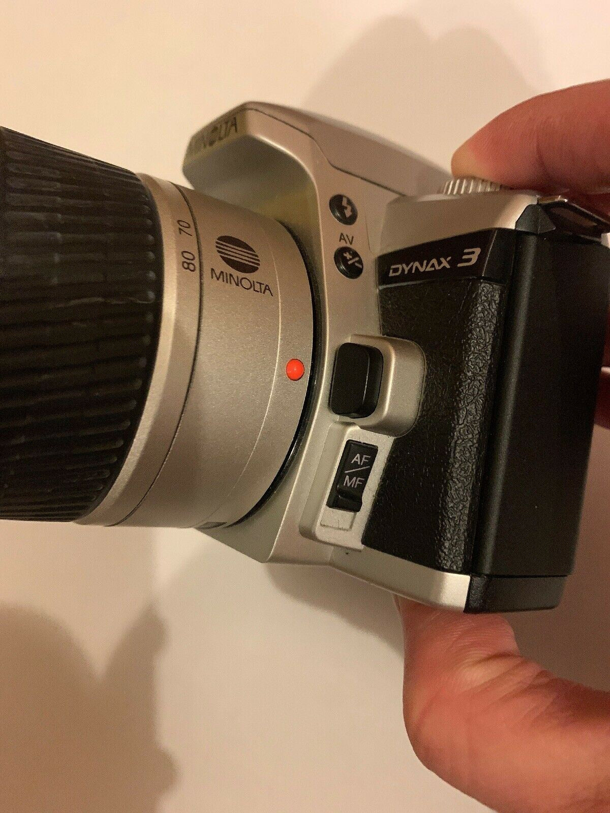 Minolta Dynax 3 SLR Film Camera Vintage With AF 28-80 Lens