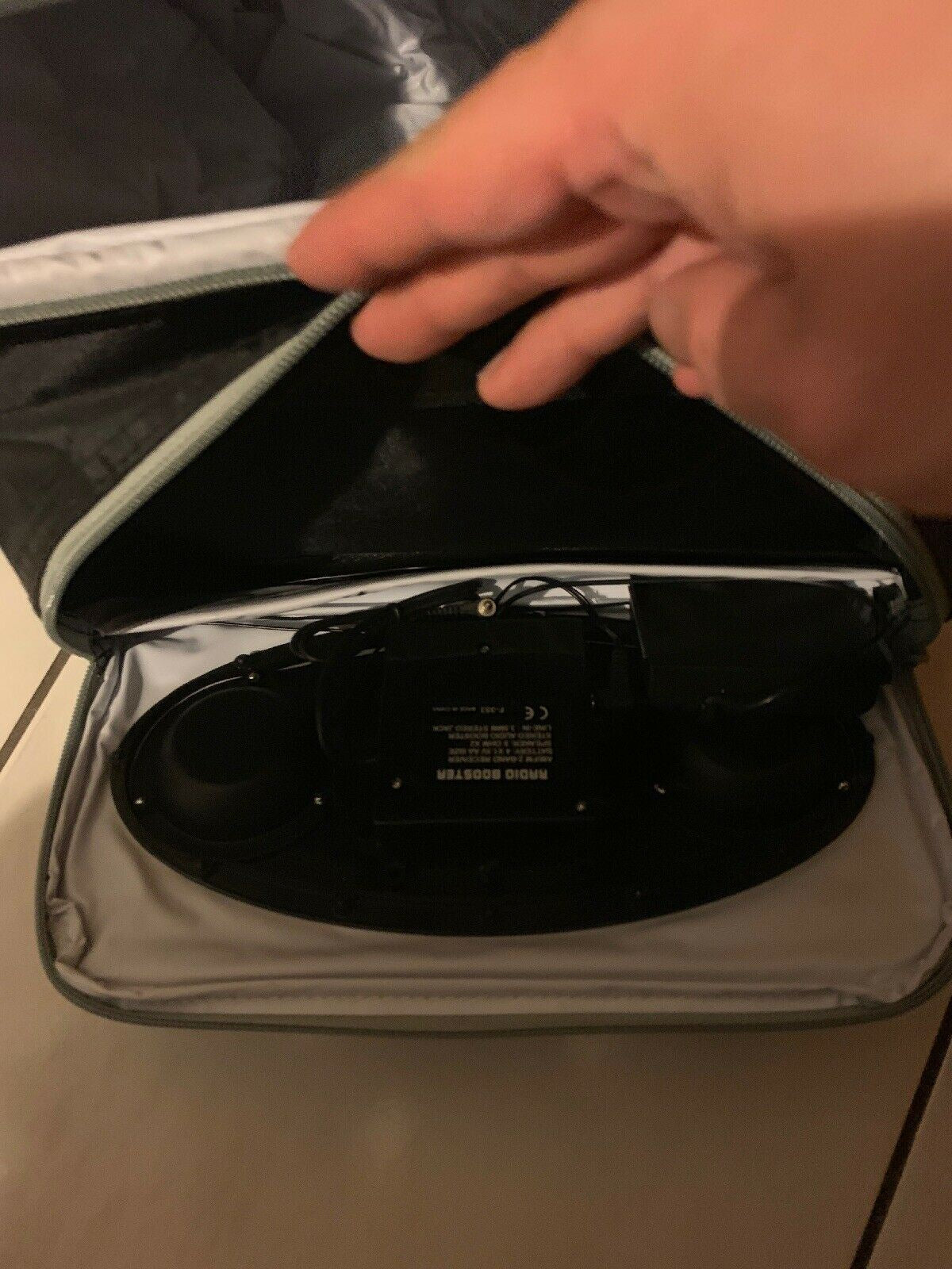 *RARE* Fuji Xerox AM/FM AUX-IN Stereo Amplifier Radio Cooler Bag