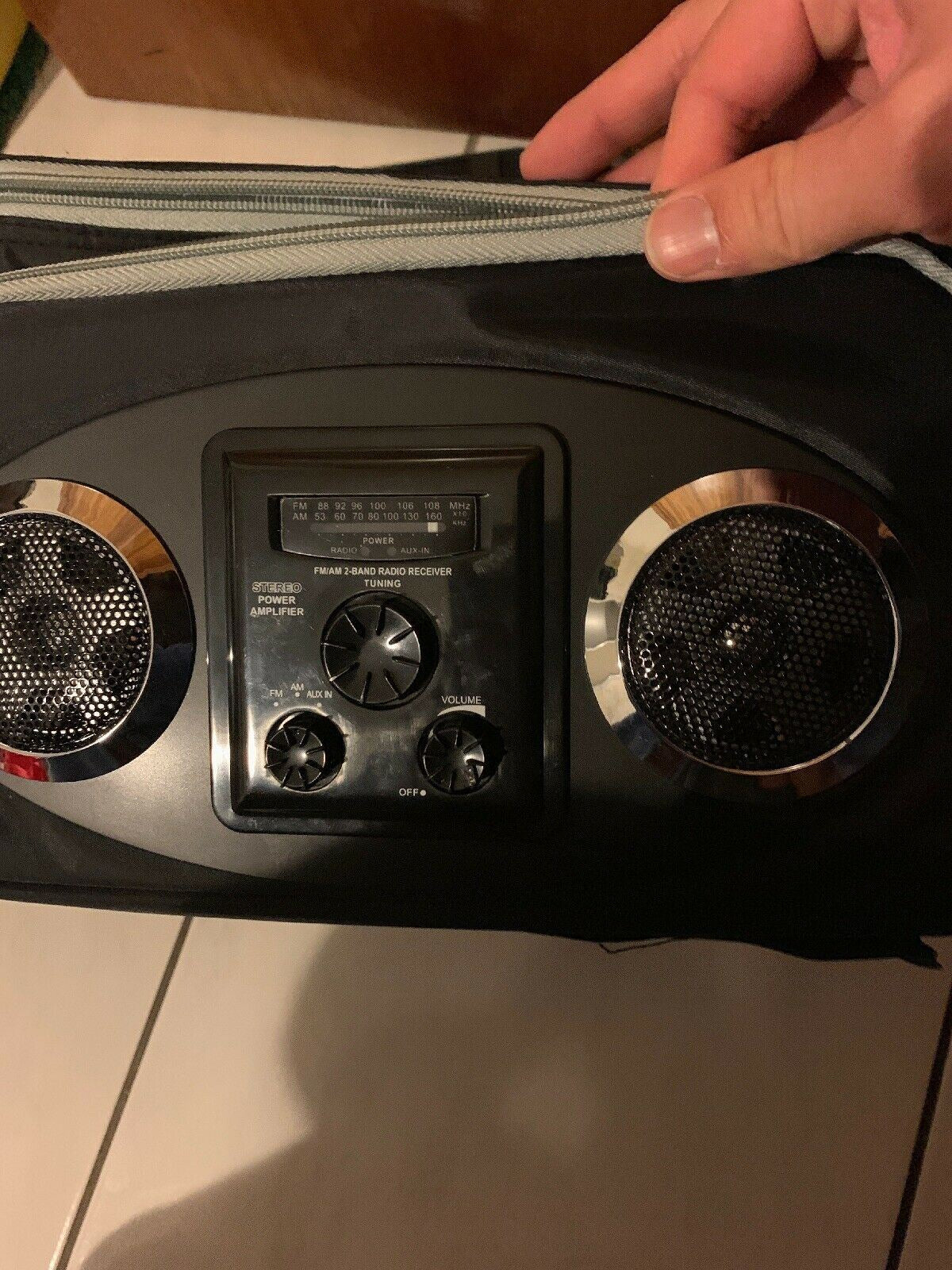 *RARE* Fuji Xerox AM/FM AUX-IN Stereo Amplifier Radio Cooler Bag