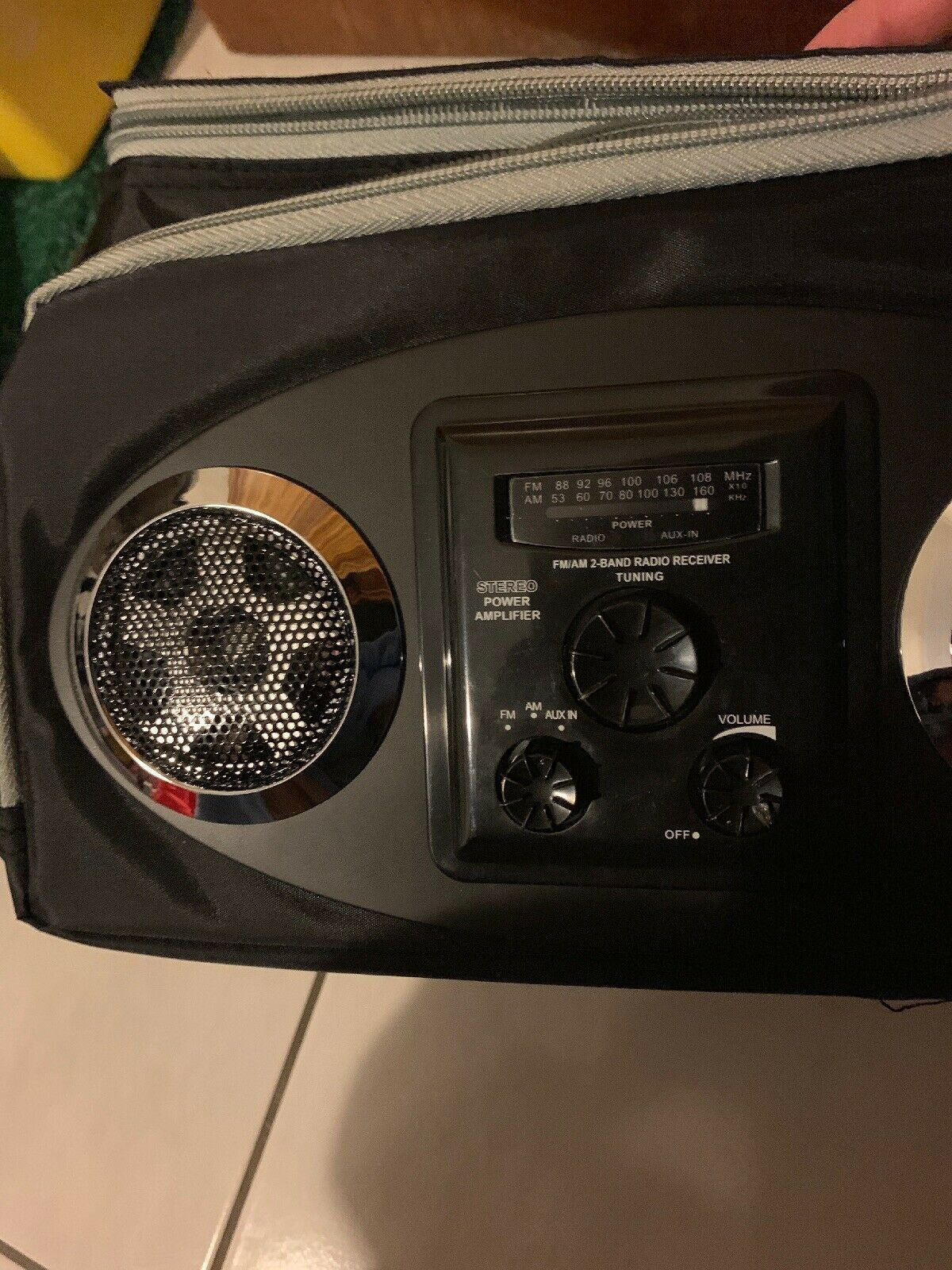 *RARE* Fuji Xerox AM/FM AUX-IN Stereo Amplifier Radio Cooler Bag