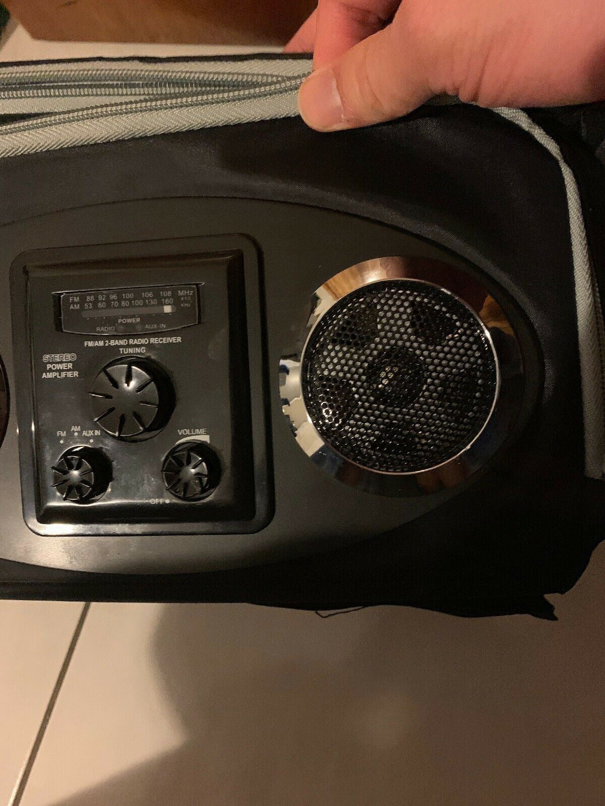 *RARE* Fuji Xerox AM/FM AUX-IN Stereo Amplifier Radio Cooler Bag