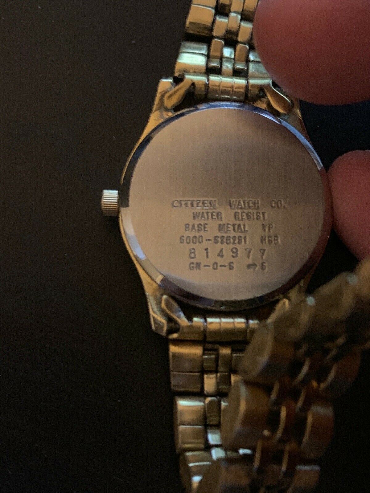 Citizen Watch Water Resistant 6000-S88231 MSB 814977 *For Parts Or Repair Only*