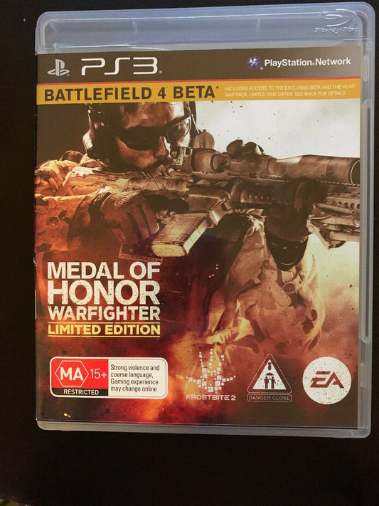 Medal of Honor Warfighter Limited Edition - Sony Playstation 3 PS3 Game